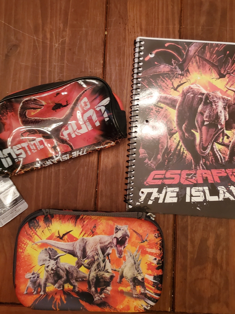 Jurassic School Supplies - Orange